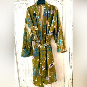 Robe Velvet fully lined size M/L